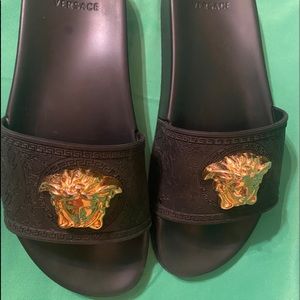 Versace sandals medusa 39/US 9 SOLD